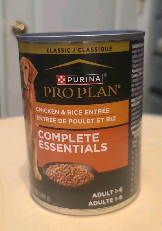 Purina Pro Plan Wet Dog Food Chicken & Rice 13oz Cans 12 Pack