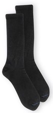   New Dr. Scholl's Diabetes  Circulatory 6 Pair Socks Shoe Size 8-12 Black