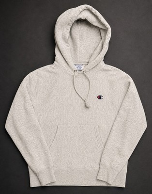 Vintage Reverse Weave Champion Hoodie X-small Heather Gray Logo Fleece 