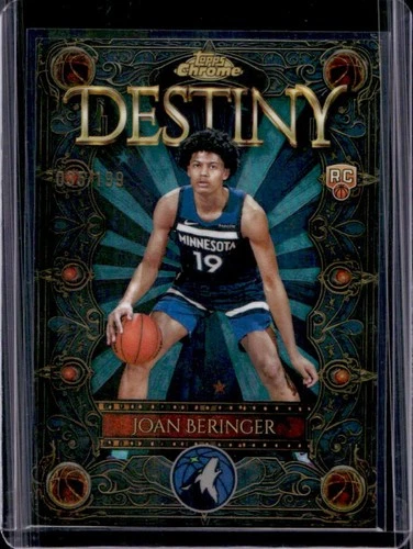 2025 Topps Chrome Joan Beringer Refractors Aqua (RAW)