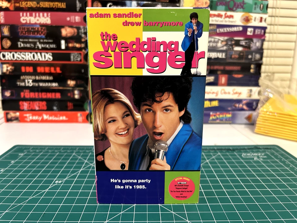 The Wedding Singer (VHS, 1998) Adam Sandler, Drew Barrymore, Christine Taylor - Image 2 of 3