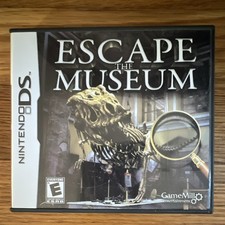 GameMill Escape the Museum Nintendo DS CIB Manual E 2010
