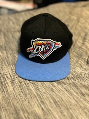 OKC Oklahoma City Thunder Pixel Hat Good Condition