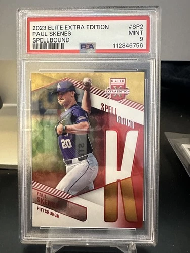 2023 Panini Elite Extra Edition - Spellbound Paul Skenes #SP-2 - PSA 9