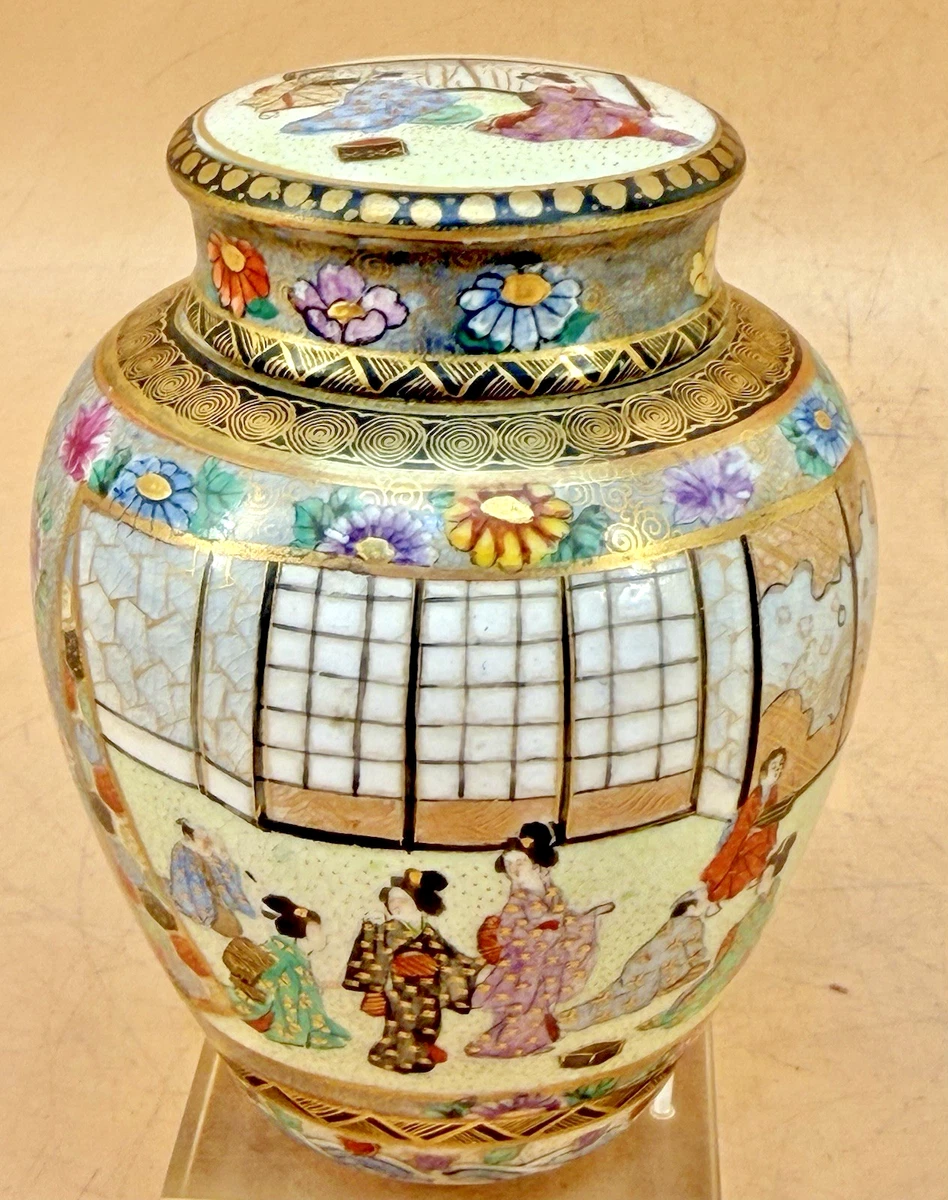陶瓷日本古董花瓶| eBay