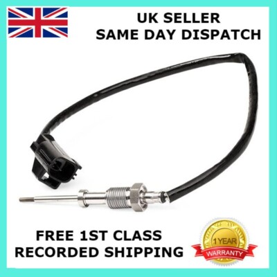 EXHAUST GAS TEMPERATURE SENSOR FOR FORD S-MAX WA6 1.6 TDCi 2007-14 6G9112B591DA