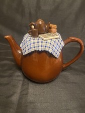 Sunshine Ceramics Novelty Breakfast Teapot Manufactured For The Tea Council 1987