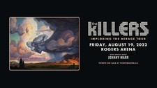 THE KILLERS "IMPLODING THE MIRAGE TOUR 2022" DALLAS, TX CONCERT POSTER- Alt Rock