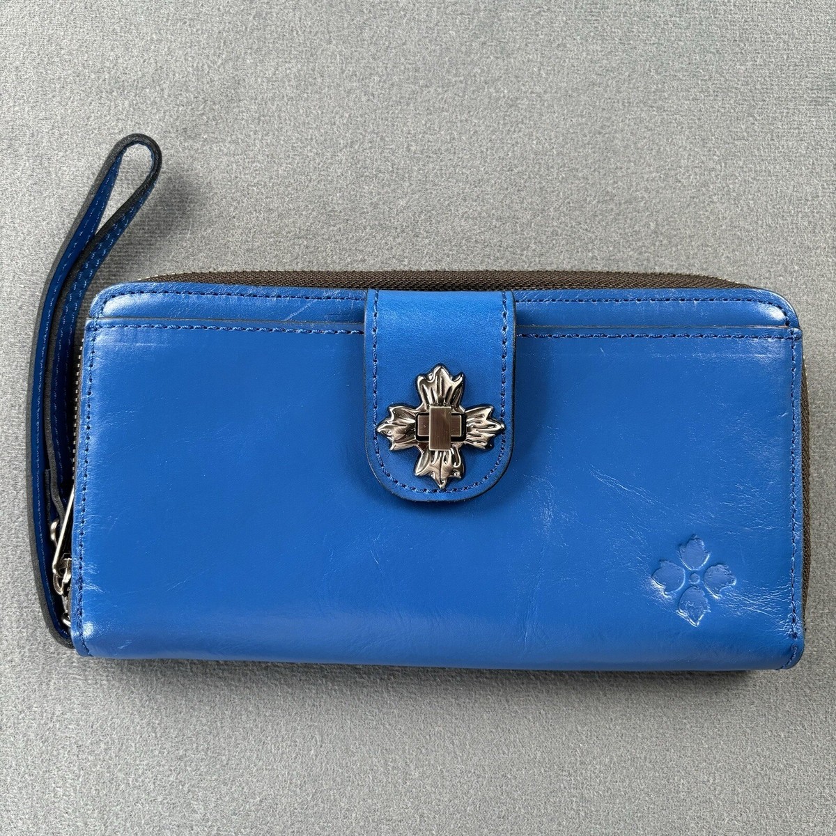 Patricia Nash Edeline Leather Wristlet Wallet with RFID Protection