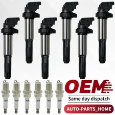 6X Ignition Coil & 6 Spark Plug For BMW 325i 328i 330i 530i X3 X5 X6 UF515 UF522