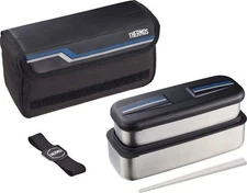 THERMOS DSD-1104W Lunch Box Stainless Bento Heat Preservation 1100ml From Japan