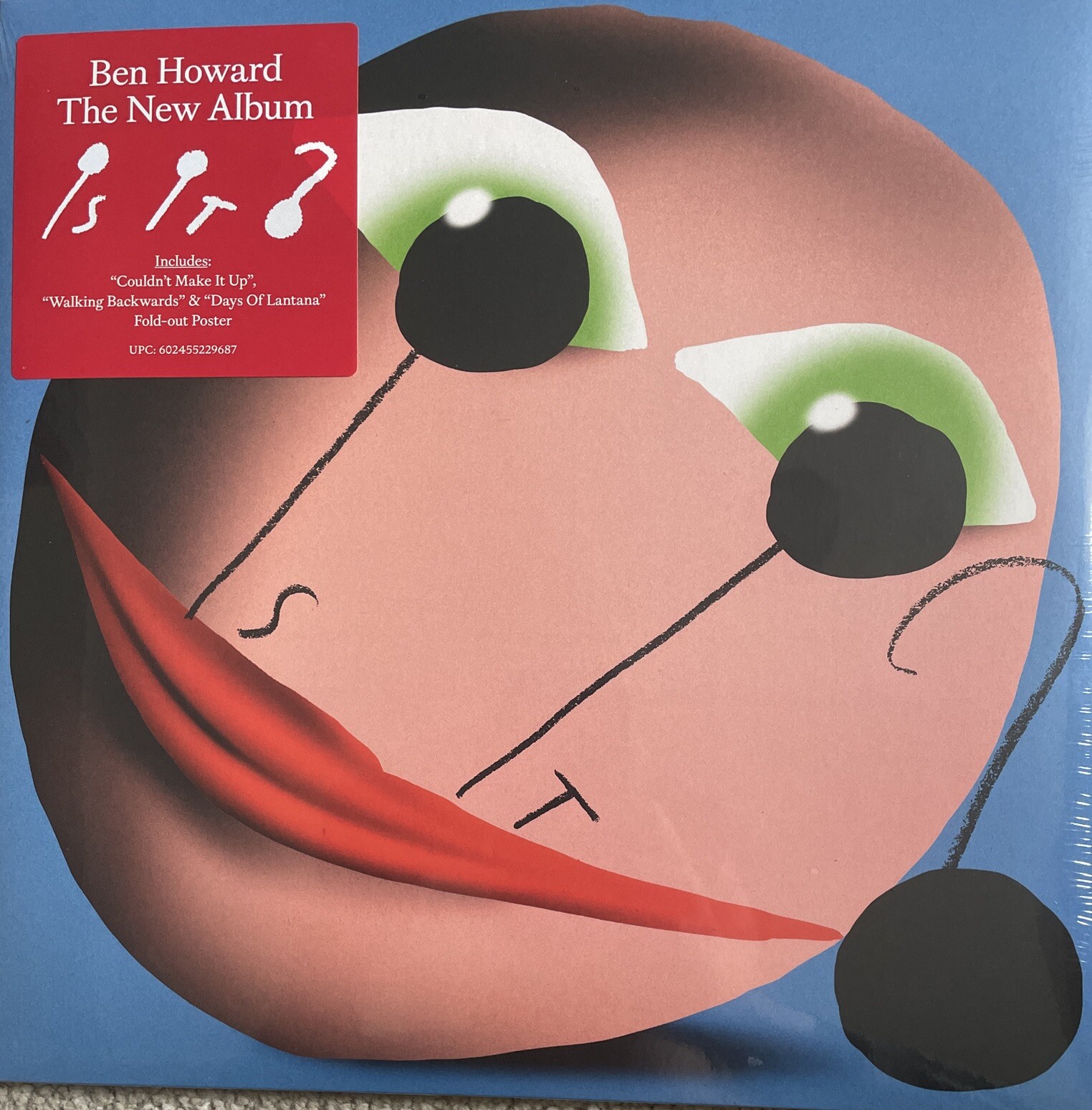 Ben Howard Is It? Vinyl LP 2023 NEW & Sealed 12"" Record With Poster