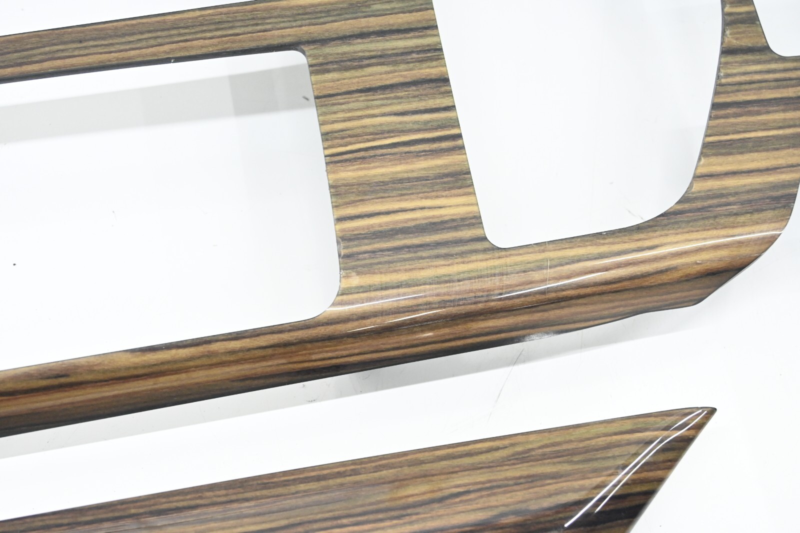 ⭐ 14-21 Maserati Ghibli Front & Rear Interior Dash Wood Grain Trim Set Panel Oem
