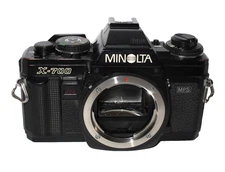 Minolta X-700 MPS 35mm SLR Film Camera Black Body - Excellent Condition - READ!