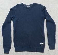 jack jones shirt long sleeve Mens Size S Core Workwear Navy Blue Coler