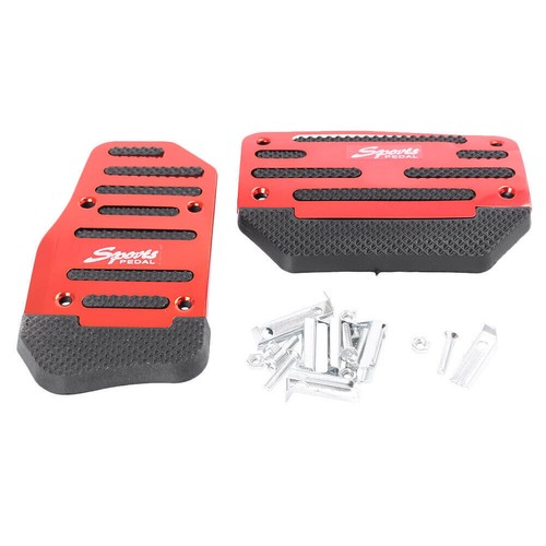 Manual Brake Footrests Sport Foot Pedals Pad Cover Aluminum Antislip