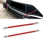 2PCS Red Car Bumper Lip Splitter Strut Rod Tie Support Bars Spoiler Accessories