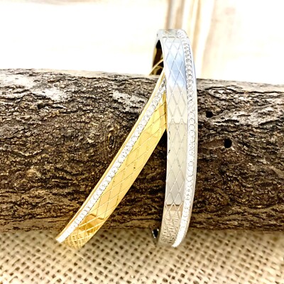 high end quilting designed bracelet gold plated no coloration hot trendy 