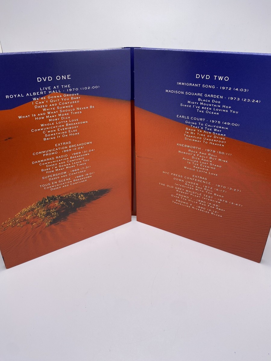 Led Zeppelin 2003 DVD 2-Disc Set Live in Concert DVDs