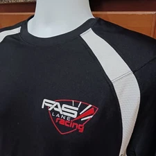 FAS Lane Racing Large Team Issued Shirt NASCAR Schrader Skinner Labonte Hill