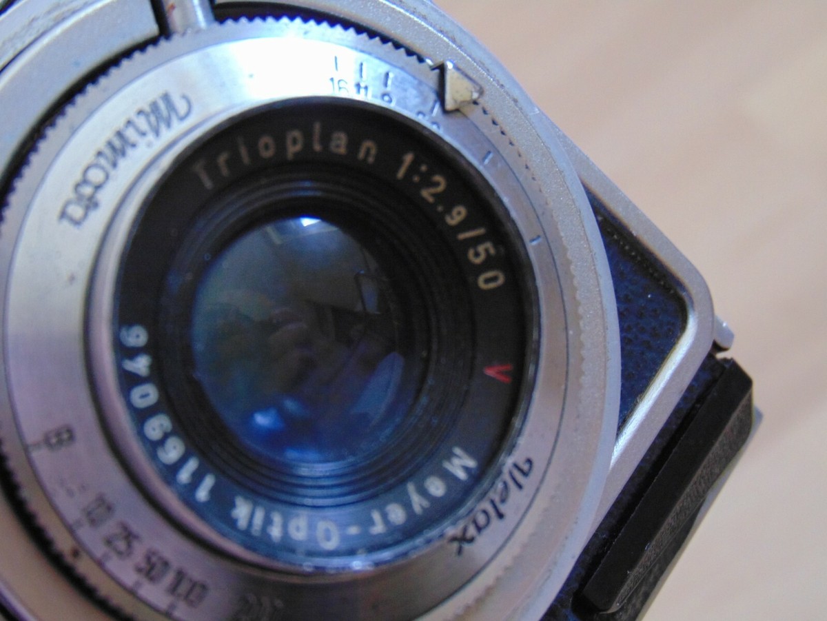 Fotokamera Mimosa II Velax Lens Objektiv Meyer Trioplan 2,9 /50 V