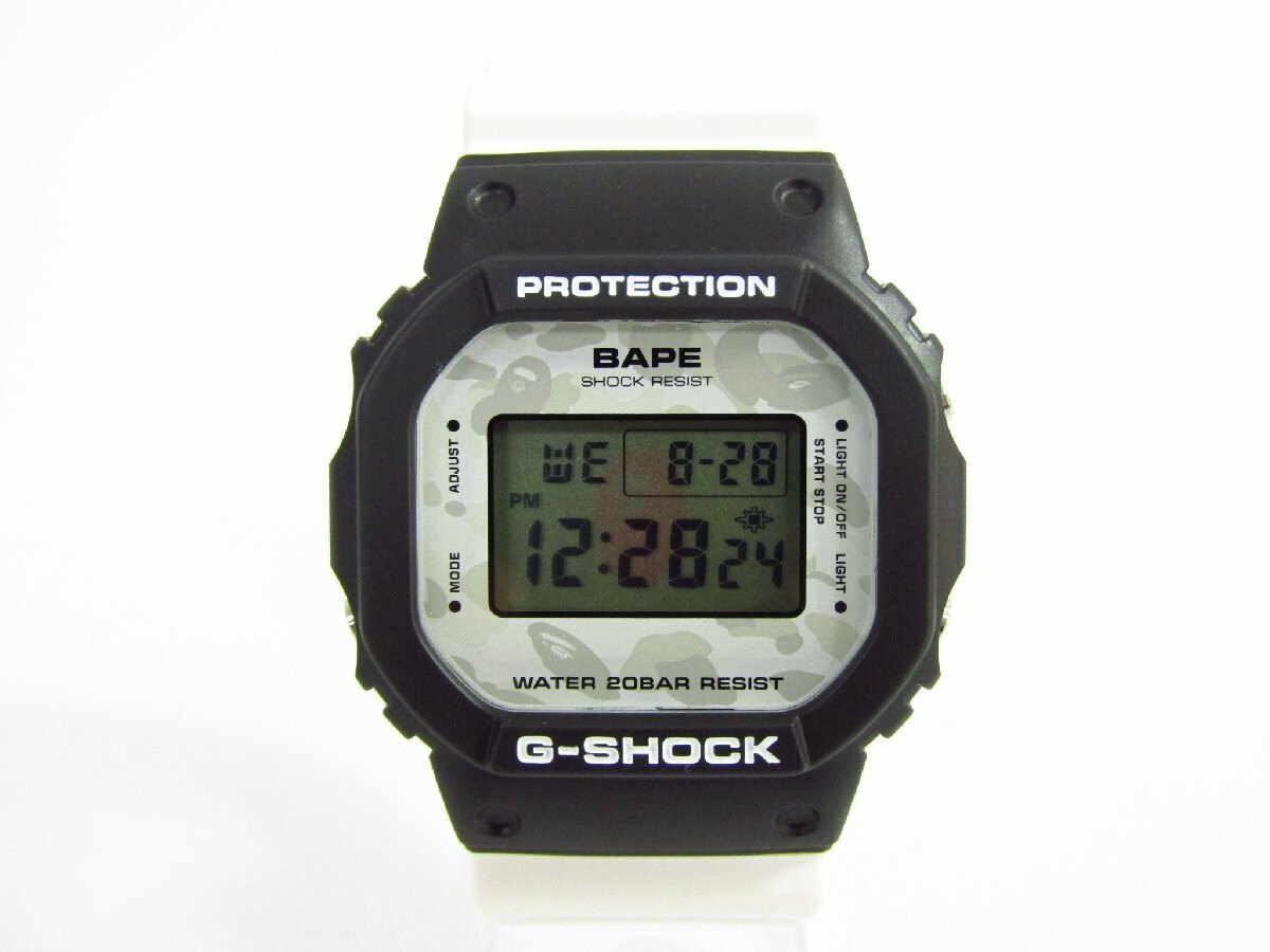 G-SHOCK★A BATHING APE★アベイシングエイプ★DW5600VT CASIO】カシオ『G-SHOCK×A BATHING APE Gショック エイプコラボ