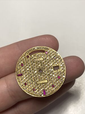 ROLEX DIAL PRESIDENT Day-Date Full Diamond & Rubies 28.62mm 