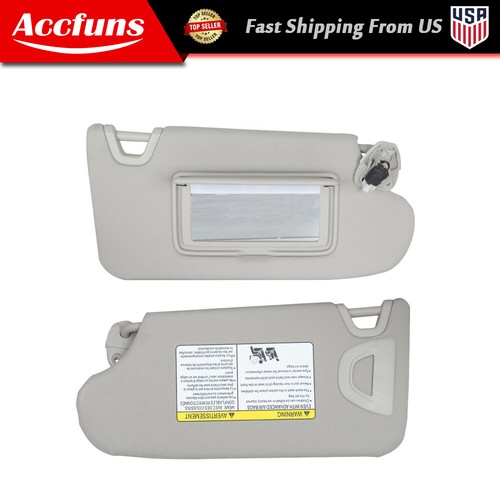 964013TA2A Pair Gray Sun Visor For Nissan Altima 20132018 w/ Mirror