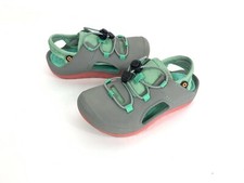 Sandalo BOGS FLO rosa verde acqua HTF da bambina taglia 9 usato in ottime condizioni raro punta chiusa