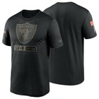 AUTHENTIC Nike Las Vegas Raiders Men's NFL Salute to Service T-Shirt Shirt Black