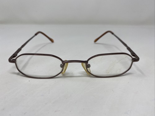Detari Mod.900 01 41-22-130 Light Brown Metal Full Rim Eyeglasses Frame Q577