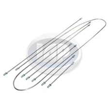 7PC STEEL HYDRAULIC BRAKE LINE KIT VOLKSWAGEN T1 BUG BEETLE 1967-1968