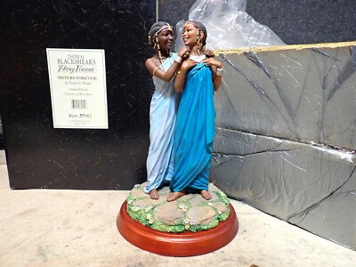 MIB Ebony Visions SISTERS FOREVER AFRICAN AMERICAN SCULPTURE THOMAS BLACKSHEAR