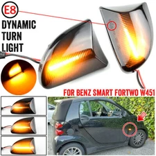 Dynamic LED Turn Signal Side Marker Lights For Bens 2007-15 Smart Fortwo W451