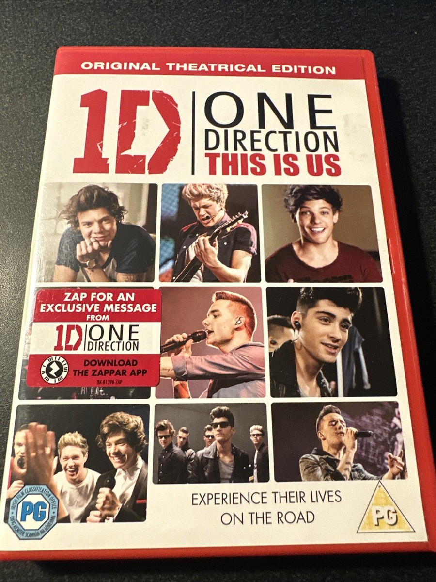 One Direction This Is Us (DVD, 2013) UK