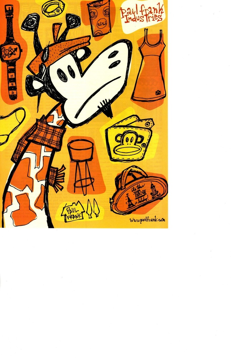 2001 PAUL FRANK INDUSTRIES ADVERTISING,  display picture 3