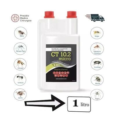 VEBI CT 10.2 VEBY Micro Insetticida Concentrato 1LT ABBATTENTE RESIDUALE