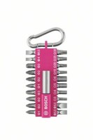 8X Bosch 21-Teiliges Schrauberbit-Set Mit Snap-Hook (Pink) ? Ausstellerversion