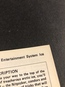 ice climber nes manual NO TM Version