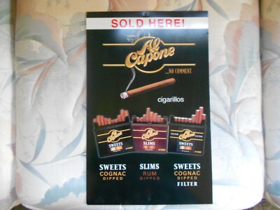 Al Capone Cigarillos store display