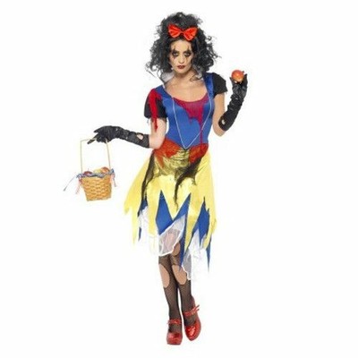 Halloween Kostum Zombie Schneewittchen Horror Grusel Marchen Frauen Blut Untoter Ebay