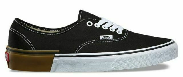 authentic black gum vans