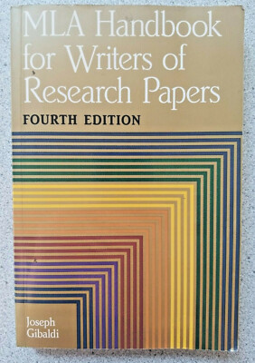 Mla handbook for writers of research papers 4th edition 07 picture