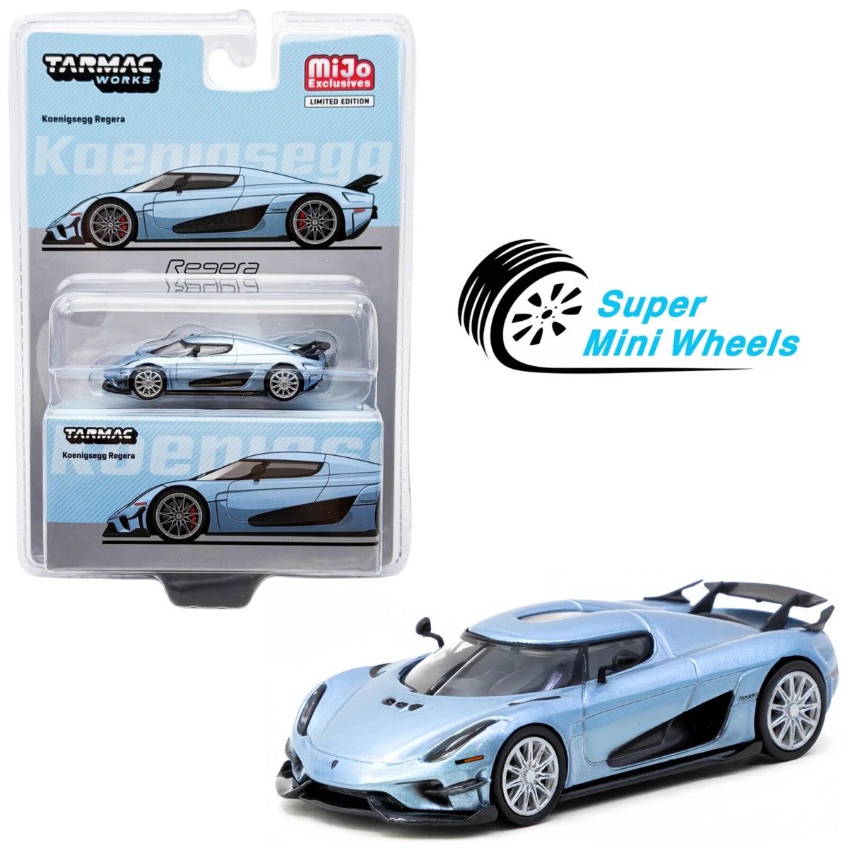 Tarmac Works 1:64 Koenigsegg Regera – Light Blue Metallic | eBay