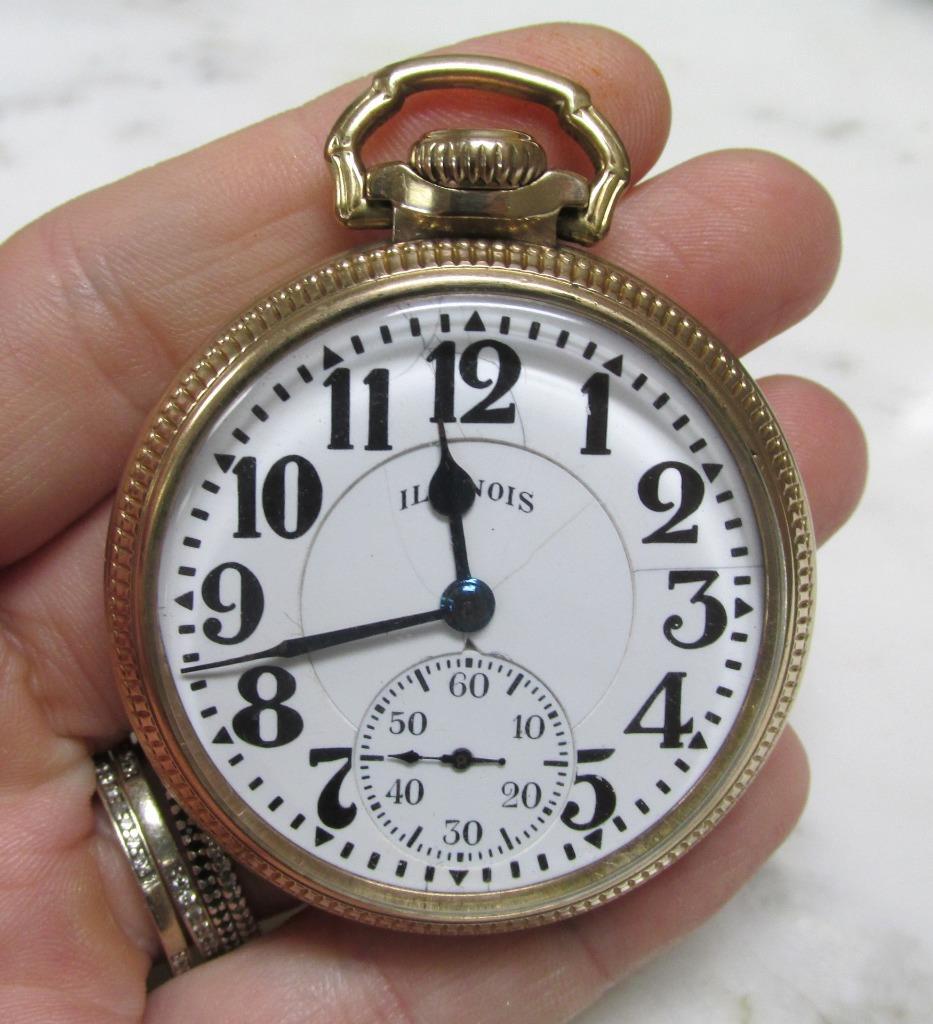 Vintage 1926 Illinois Bunn Special 10K Gold Filled Pocket Watch