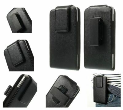 Étui Ceinture Rotatif 360° Pour IPhone 13 Pro Max - Clip Et Angle Réglable - Cuir Synthétique Noir