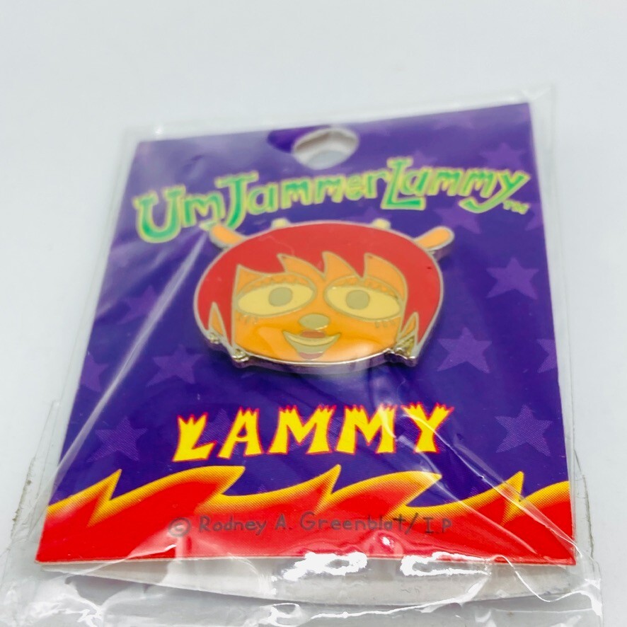 Um Jammer Lammy Vintage Face Pin Japan Sony PlayStation Kawaii
