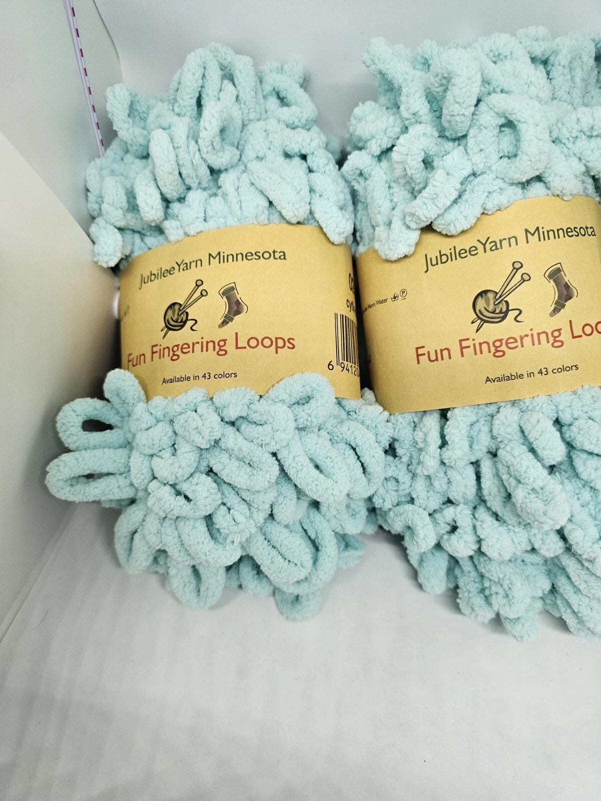 Jubilee Yarn Minnesota Fun Fingering Loops 02 Blue Lot Of 3 NEW cyfk-001-002 - product detail image 2