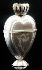 Scandanavian Antique Silver Hovedvandsag, Luktevannshus, Vinaigrette, Spice Box.