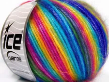 Ice Yarns Picasso Yarn- Rainbow - soft medium 64627